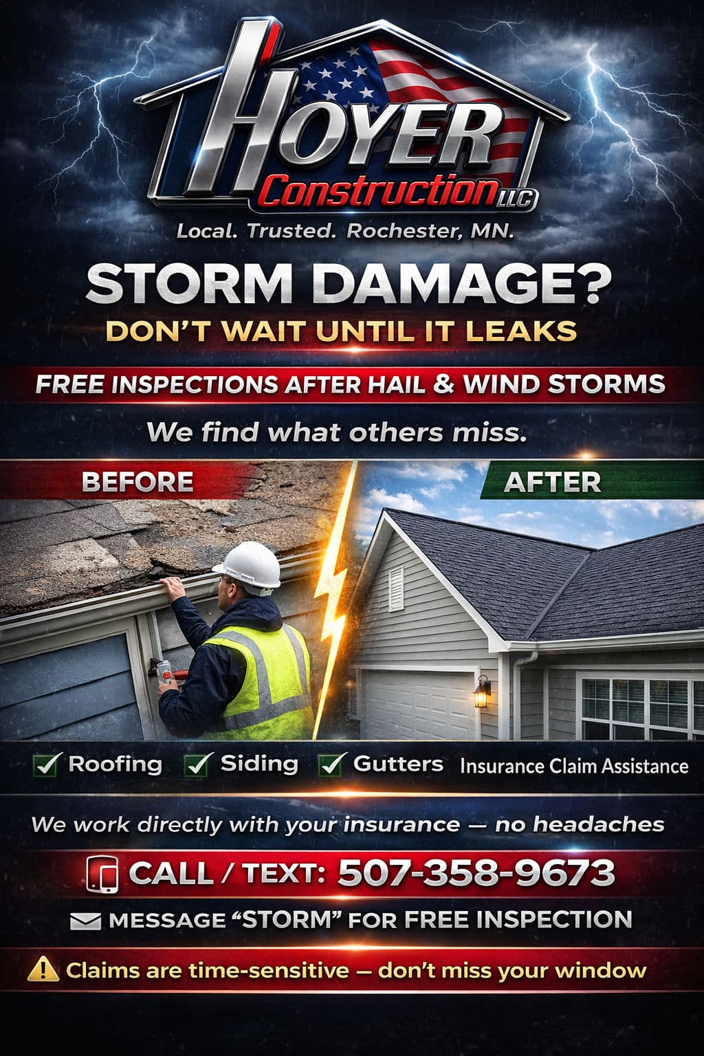 Hoyer Construction Is Helping Rochester With Free Storm Cleanup image