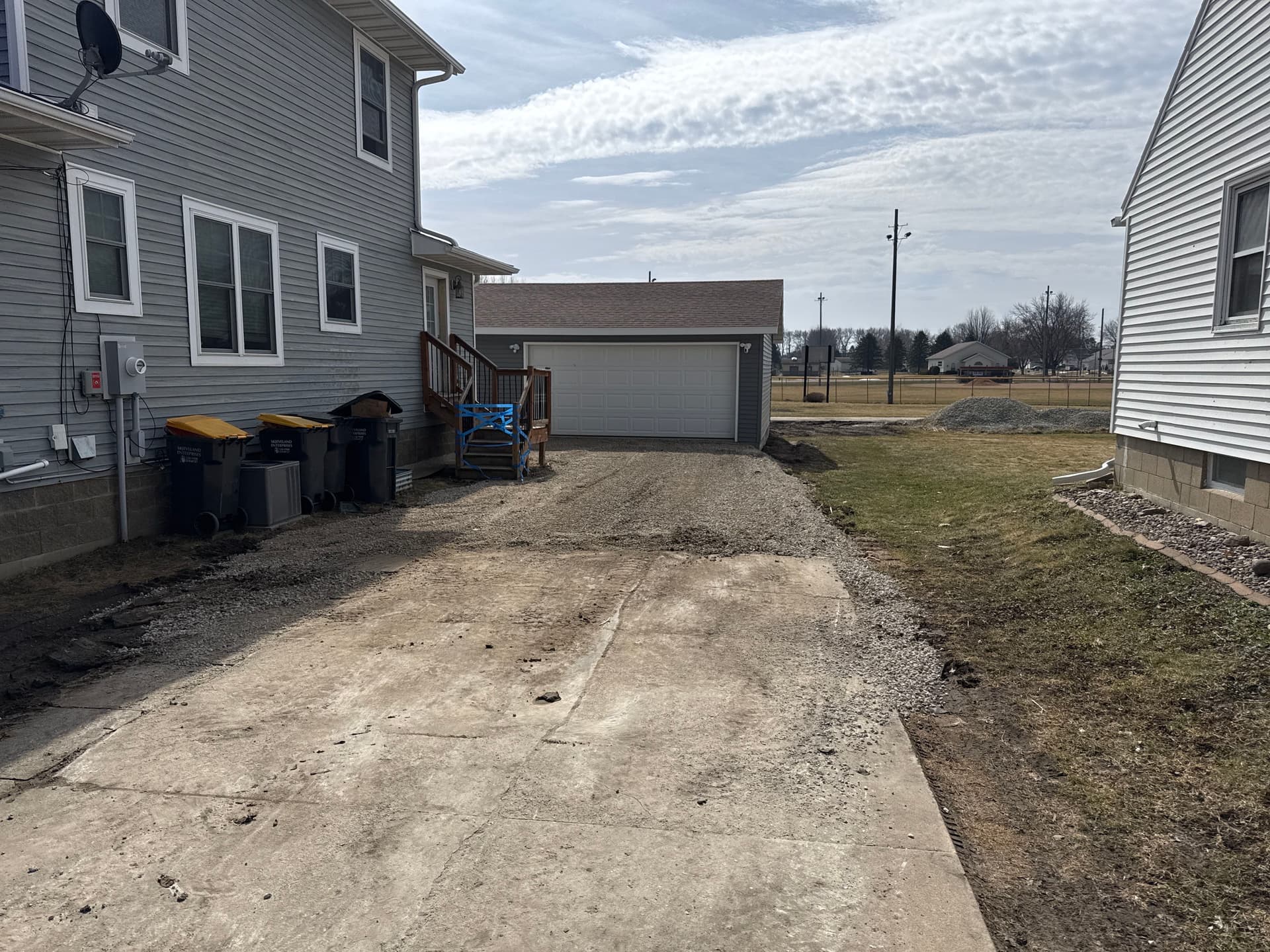 New Garage Build with a Driveway Upgrade on the Way