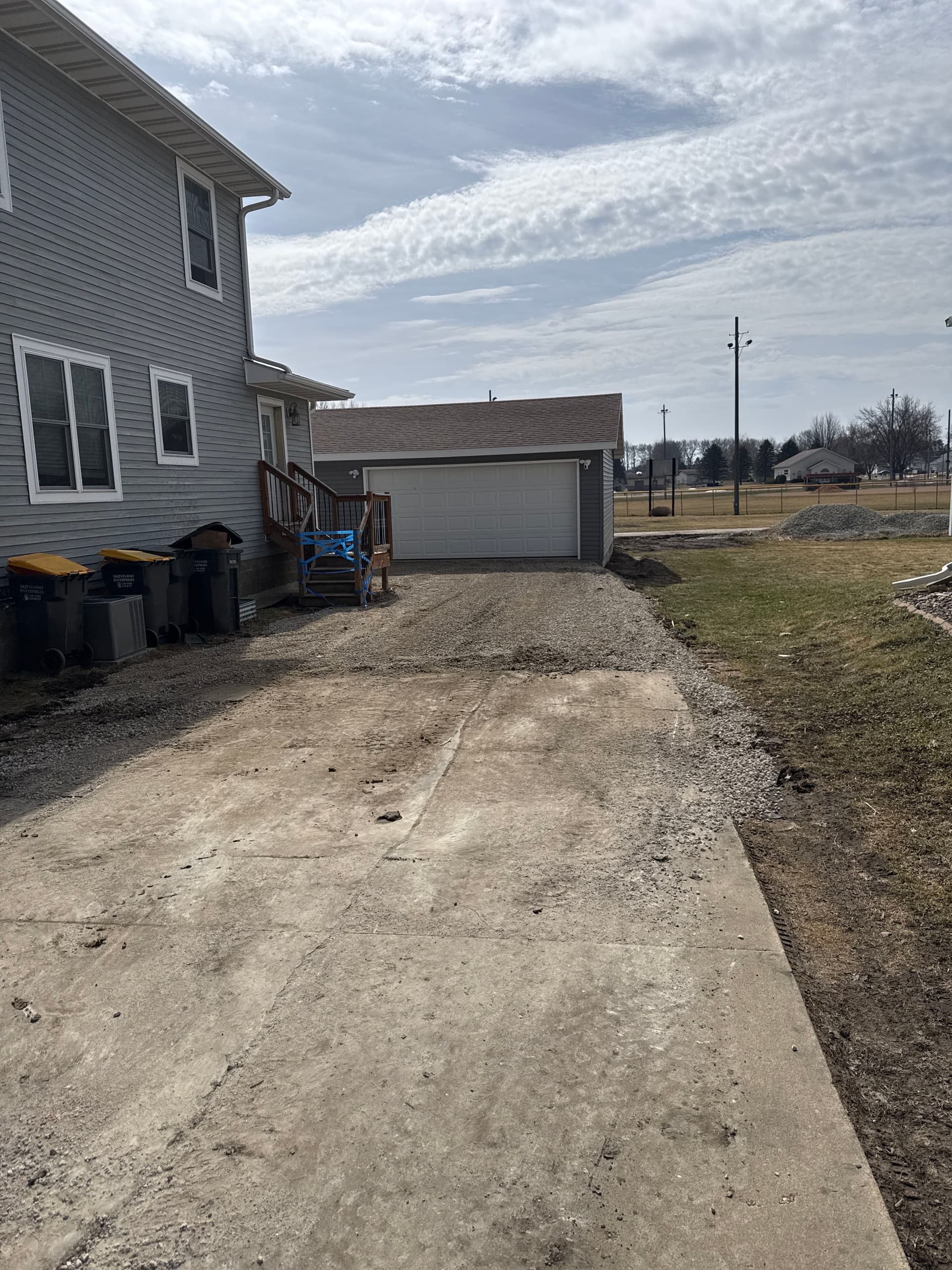 New Garage Build with a Driveway Upgrade on the Way